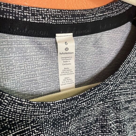 NEW Lululemon Athletica Find Focus Short Sleeve Womens Size 6 - Picture 7 of 7